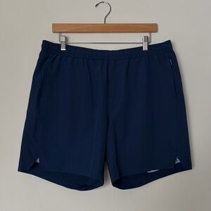 Navy Maamgic Short Lined Gym Shorts